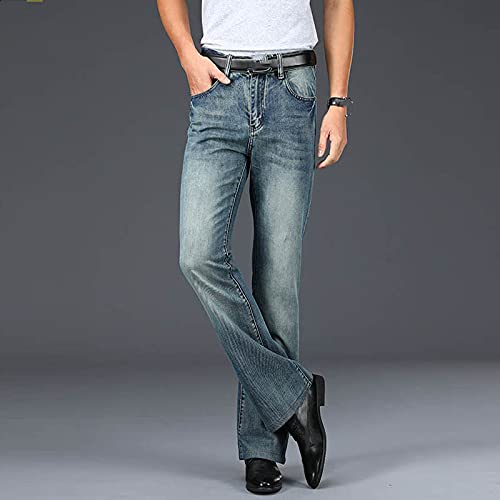 NP Jeans Uomo Big Svasato Jeans Boot Cut Gamba