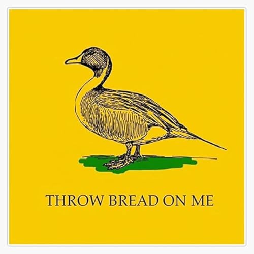 Image of Throw Bread On Me Vinyl Sticker (3 in, 4 Pack) Funny Duck Meme for Cars Vehicles Bumper Trucks Window Walls Boats Cups Bikes Hard hat Tumblers Laptops