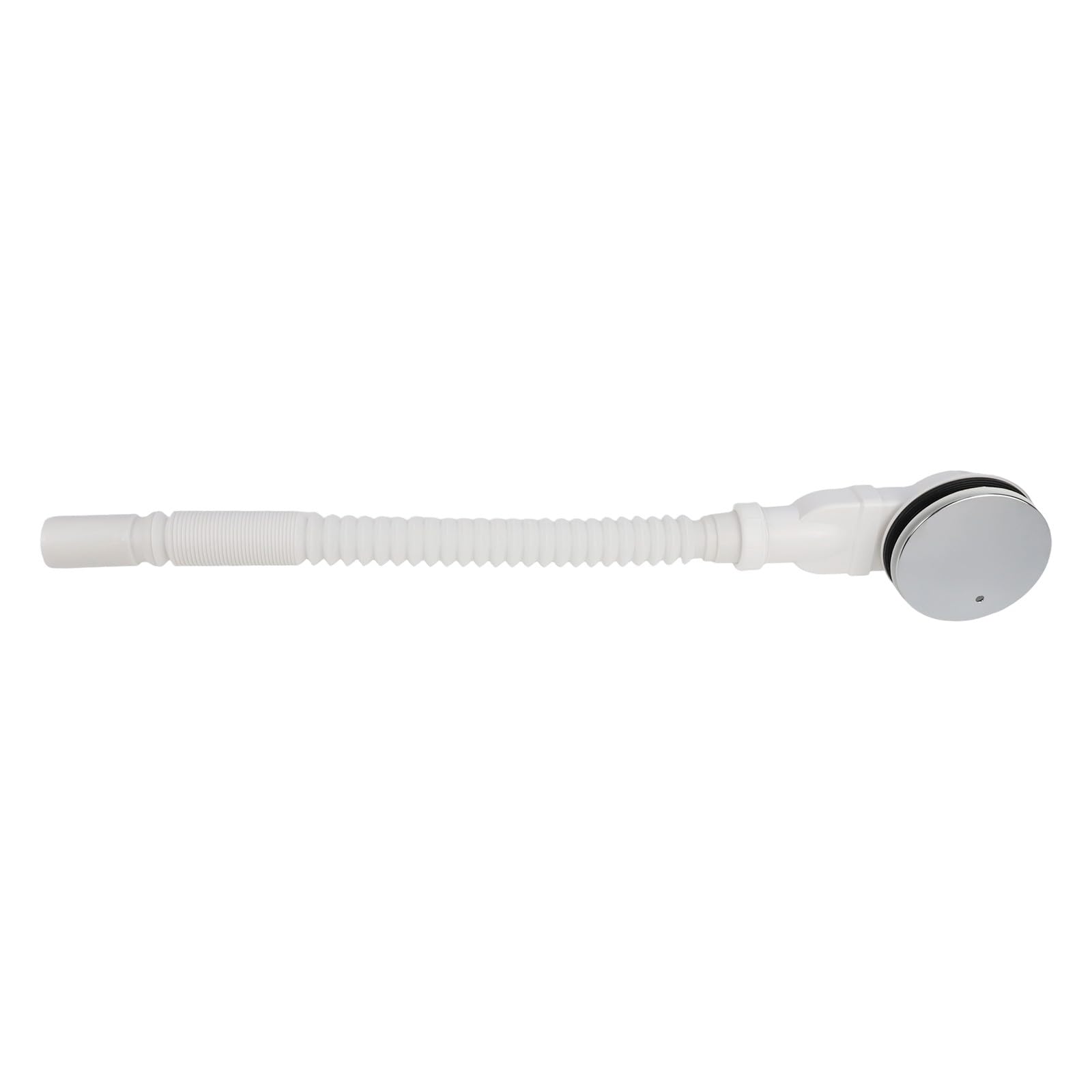 Siphon de douche fin blanc pour baignoire de 90 mm, compatible avec les bacs de douche standard, entretien facile, accessoire de salle de bain moderne, solution de drainage élégante