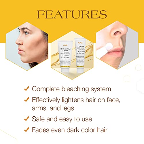 image for GiGi Gentle Bleaching Cream for Hair, Facial Hair & Body Hair, 1 oz 