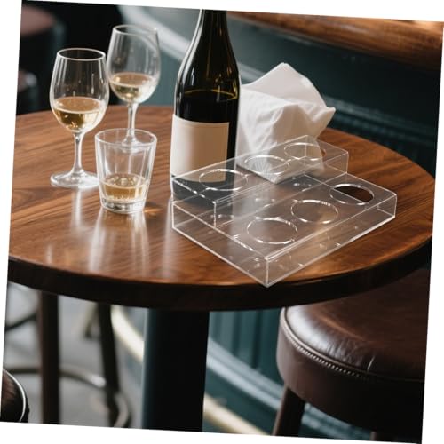 Organizador de botellas de jarabe de café VICASKY acrílico miniatura 5