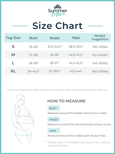 Summer Mae Maternity High Waist Swimsuit Two Piece Ruffle Bikini Bathing Suit Floral V-Neck Pregnancy Swimwear Pink White Stripe Large thumb #3
