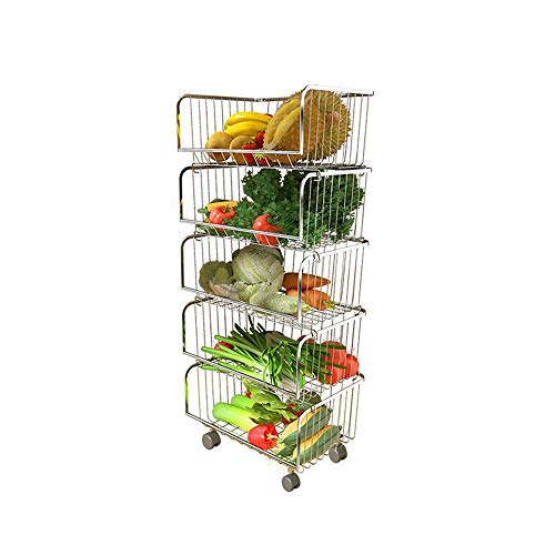 Gaixia Kitchen Rack Carbon Steel Three-Layer Wheel Folding Frame Living Room Room Microwave Wrought Iron Floor Storage Shelf Black 71X38X86Cm Kitchen Storage Racks #TOP5
