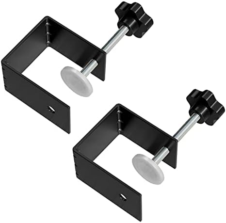 2 Pcs / 4 Pcs C Clamp Cabinet Installation Clamps, Universal Furniture Cabinetry Face Frame Clamps Flexible Drill Hole Guide Design for Installing Frame of Cabinets (#2)