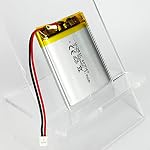 DC 3.7V 800mah 603040 Rechargeable Lithium Polymer Battery, Suitable for DIY 3.7-5V Electronic Products with Built-in 2-Wire Battery Replacement and LED Lights