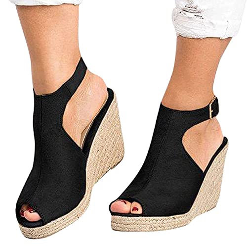 GJKK Sandalen Damen Riemchen,Flache Sandalen Böhmen Strandsandalen Elegante Lace Spitze Blumen Sommerschuhe Freizeit Vintage Zehe Ring Gladiator Sandalen Römische Schuhe Zehentrenner Cover