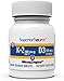 Superior Source K2 (MK-7) 100 mcg, with D3 (5,000 IU) Supplement, Quick Dissolve MicroLingual Tablets, 60 Count, Strengthen Bones, Cardiovascular & Immune System Support, Non-GMO