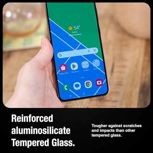 Image of Supershieldz NeoGuard Tempered Glass Screen Protector Guard for Samsung Galaxy S23 Plus and S22 Plus - Case-Friendly, Easy Installation