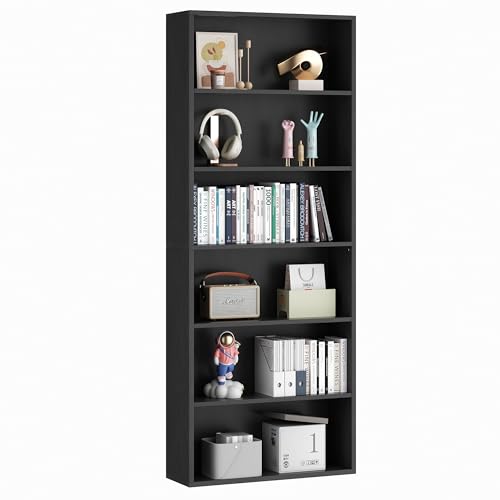 Vongrasig 6-Tier Open Bookcase LSG003-BK の商品画像 6