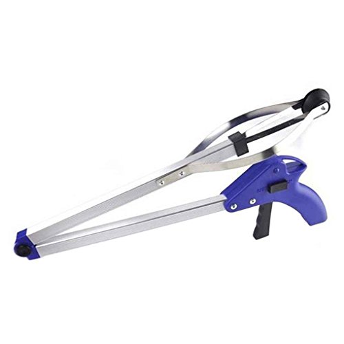 Uzinb Recogida Plegable Largo Encima de la Mano Reacher Basura Grabber palillo de Garra Pinza