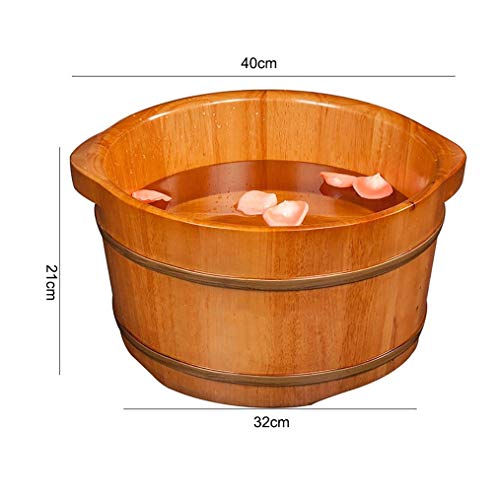 Spa de pies de madera sólido para pedicure y relajación miniatura 2