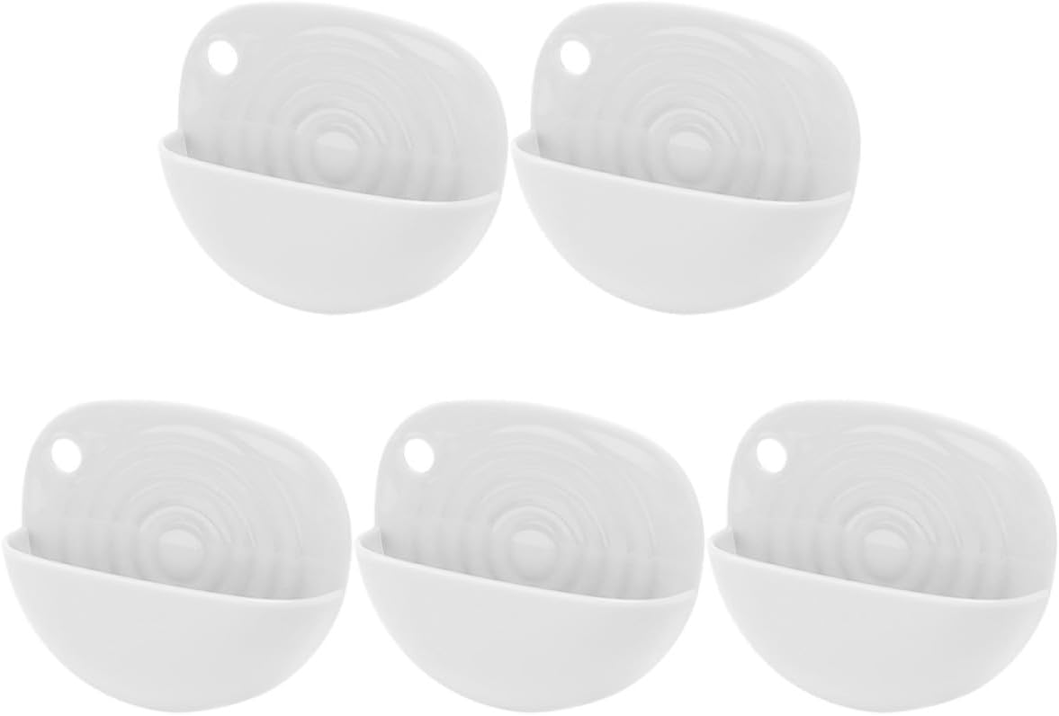 5pcs Handheld Mini Washboard Soap Box Portable Pp Bathroom Holder
