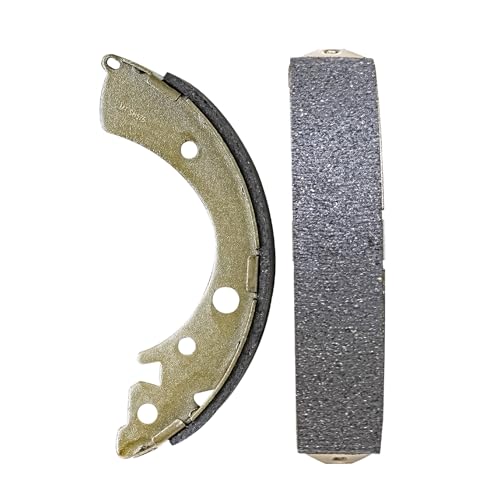 Image of Detroit Axle - Rear Brake Shoes for 1992-2005 Honda Civic 1982-1989 Accord 1997-2000 Acura EL 2007-2008 Honda Fit, Semi-metallic Brake Shoes Replacement