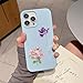 100PCS Cute Flower Transparent Stickers Pack,Aesthetic Pink and Purple Flower Decor for Laptop Gifts for Kids Teens Adults Waterproof Vinyl PET Nature Stickers for Notebook Phone Bike Party Favors