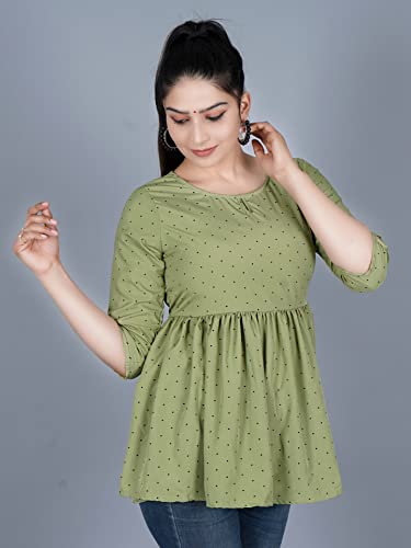 Image of Women's Rayon Anarkali Regular Fit Top