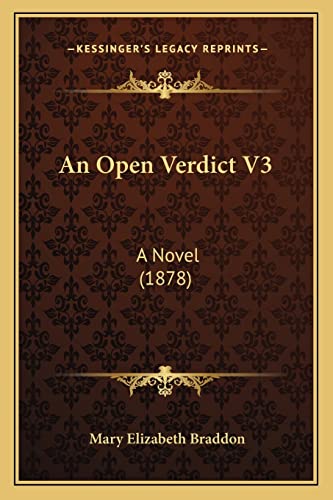 An Open Verdict V3: A Novel (1878)