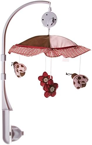 GEENNY Musical Mobile, Boutique Ladybug Flower