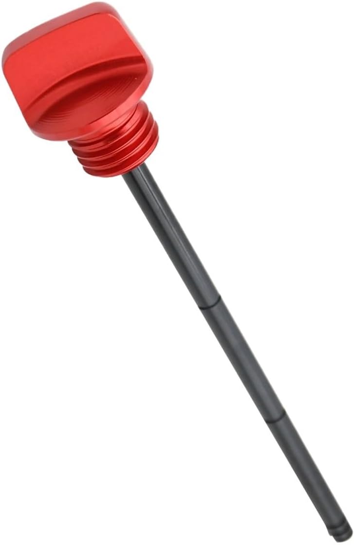 Oil Dipstick Motorcycle Universal Accessories Oil Dipstick Gauge For Crf 250R 250X 450X For Crf250R For Crf250X For Crf450R 2004-2017(Red)