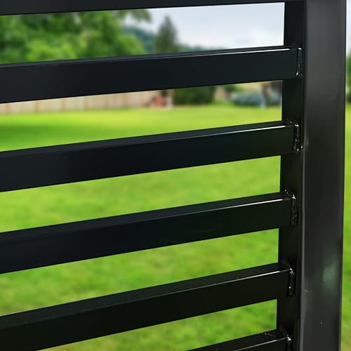 Image of ALEKO Driveway Pedestrian Gate | Metal Garden Gate | Pedestrian Door for Steel Gate | Anti-Rust Steel Gate | Kyiv | 5 ft.