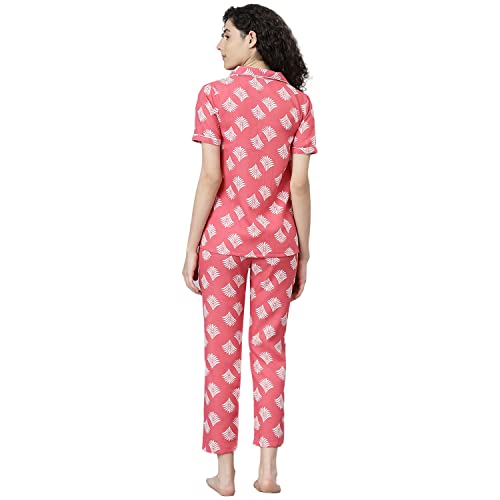 Image of NAINVISH Women's Cotton Printed Night Suit Pack of 3 (NW307 SPS)