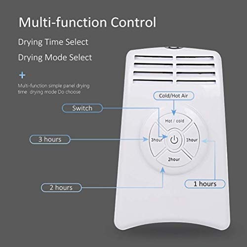 YVX Tragbare Wäschetrockner Kleiderbügel Elektroschuhe Wärmer 150W Haushaltstrockner Rack Heiß Cool Kaltlufttrocknungsmaschine für Reisen nach Hause - Image 3
