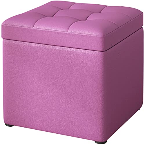 Banc à chaussures avec coffre de rangement intégré et assise en cuir