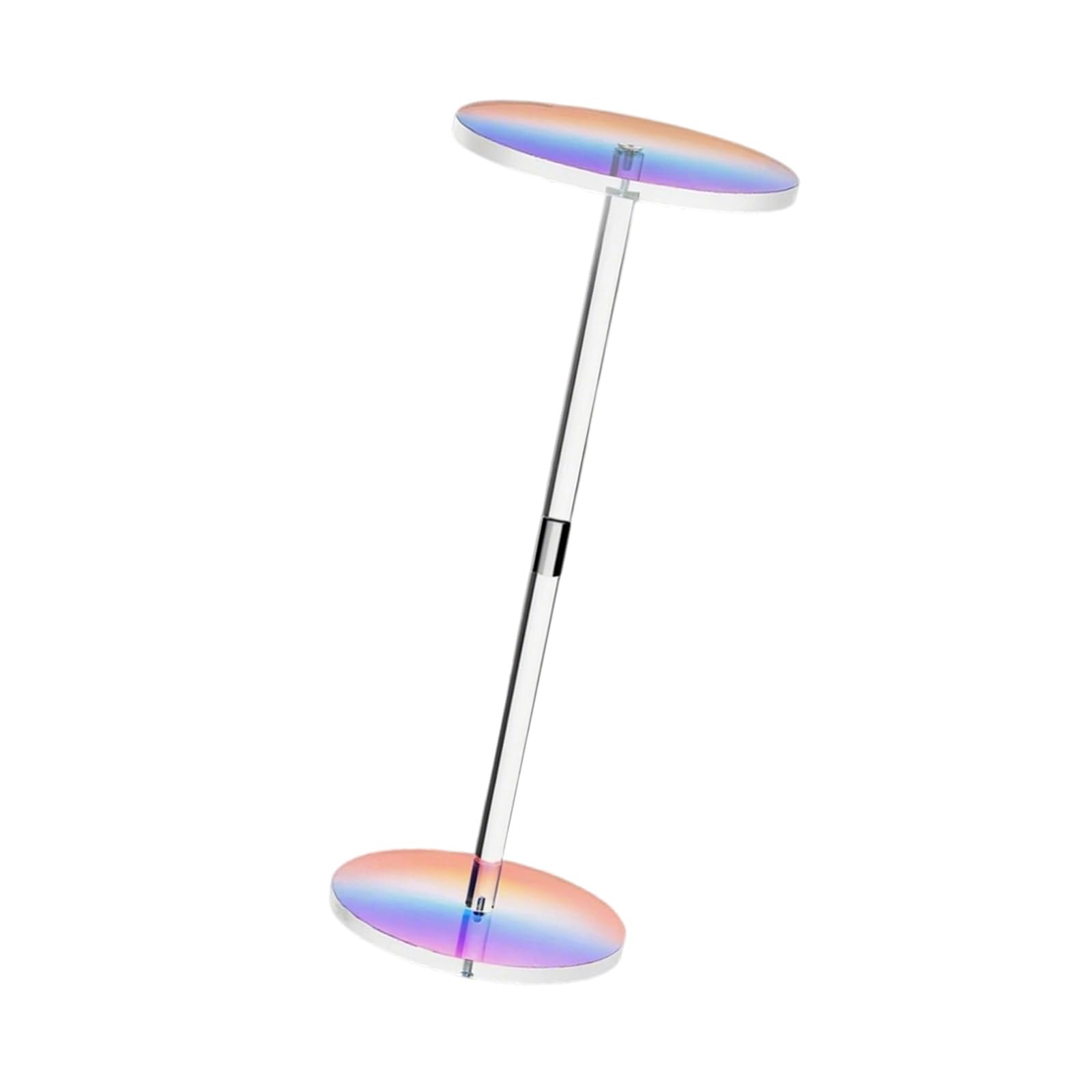Kalttoy Contemporary Clear Coffee Table Acrylic Construction Rounded Corners Perfect for Living Room Indoor Decoration Rounded Corners Coffee Table