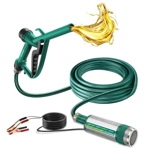 Dieselpumpe 12v 30LMP Heizölpumpe Dieselpumpe Selbstansaugend Förderung von Diesel Kerosin Wasser für LKW Traktoren Bagger