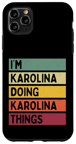 I'm Karolina Doing Karolina Things �ʔ����J�X�^���l�[�� �X�}�z�P�[�X iPhone 11 Pro Max �p