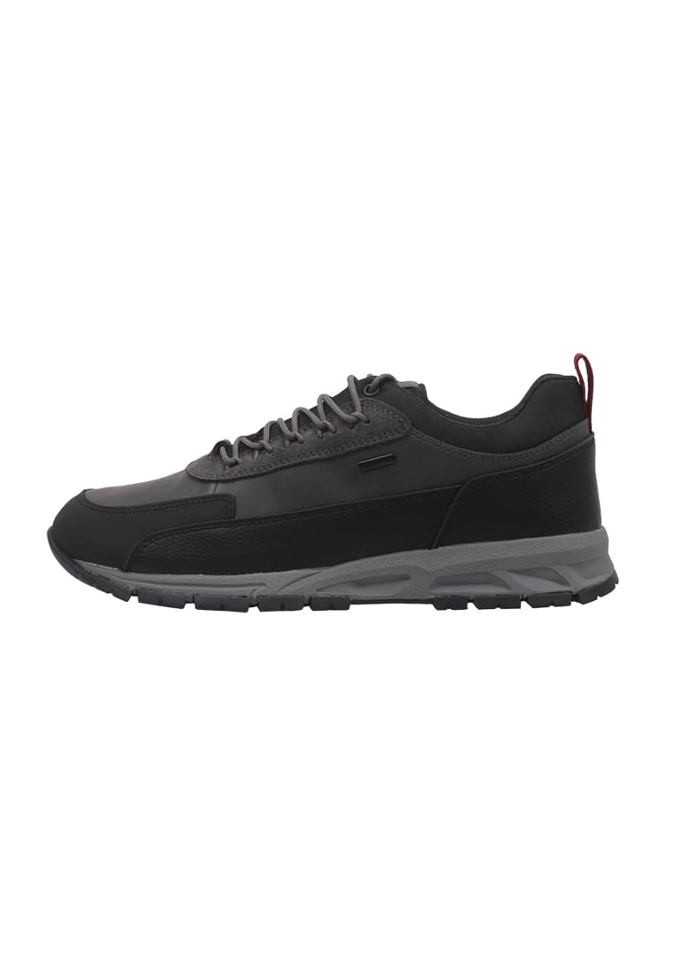 Geox Zapatillas para Hombre U Doray B ABX B, Color Negro Antracita., 42 EU