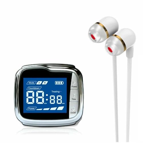 Portable Multifunctional Red Infrared Light Therapy watch+nasal probe+ear probe Wrist Apparatus for Elderly (10 x 650nm)