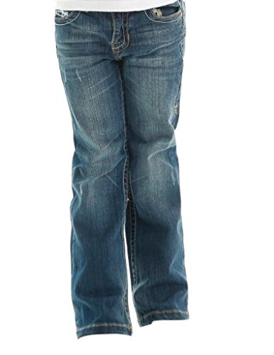 Cowgirl Tuff Western Denim Jeans Girls DFMI 16 Reg Med Wash GJDFMI