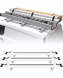 MELIPRON Aluminum Van Roof Rack Fit for Ford Transit Connect, RAM Promaster City, Nissan NV200, Chevy City Express, 53