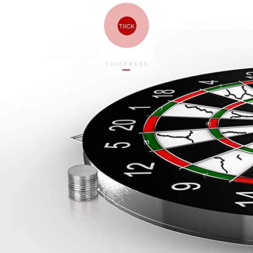 Darts & Dartscheiben, professionelles Unterhaltungs-Dartscheiben-Set, doppelseitige Dartscheibe mit 6 Dartpfeilen, 18-Zoll-Turniergröße, hängendes Zahlenzielspiel für den – Bild 5