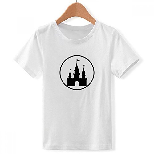 T-Shirt Château Amuset Parc Noir blanc, idéal pour les sorties scolaires des garçons
