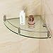 Produktbild AINIYF Badezimmer Regal Corner-Speicher-Halter Regale Corner Glas klar Regal Badezimmer ShelvesDiameter, 7MM Dicke poliert Rack Bracket (Größe: 7,9~11 Zoll) (Size : 280mm)