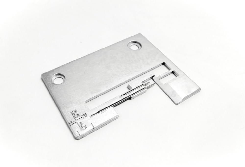 Generic New Sewing Machine Needle Throat Plate, 550443-452, Compatible with Singer Models : 14SH644 14SH654 14SH764+, Chrome