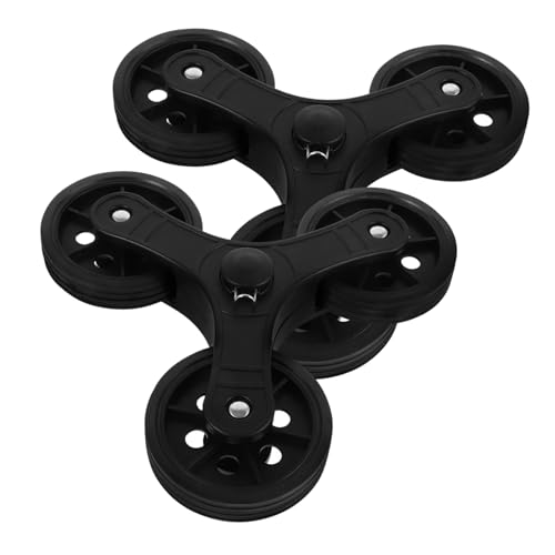 UPKOCH 2pcs Replacement Climbing Wheels for Carts -Wheel Ladder Quiet Rolling and Space-Saving for Shopping Carts