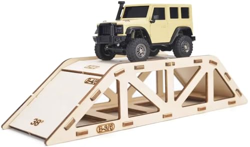 Image of LDARC Climbing Kit Obstacle Course 4-Piece Set for X43 Crawler /M58 Buggy, Canopy, Teeter Totter, Ramps, Rolling Roads