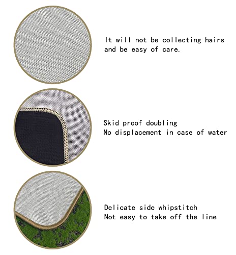 Uinhmop 17''X30'' Spoiled Dogs Live Here Retro Decorative Doormat,Funny Dog Welcome Floor Mats Decor For Home Kitchen Living Room Outdoors Indoor Entryway,Dog Lovers Girls Women Gift #TOP3