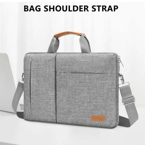 Sac messenger ordinateur 15 pouces gris style minimaliste chic