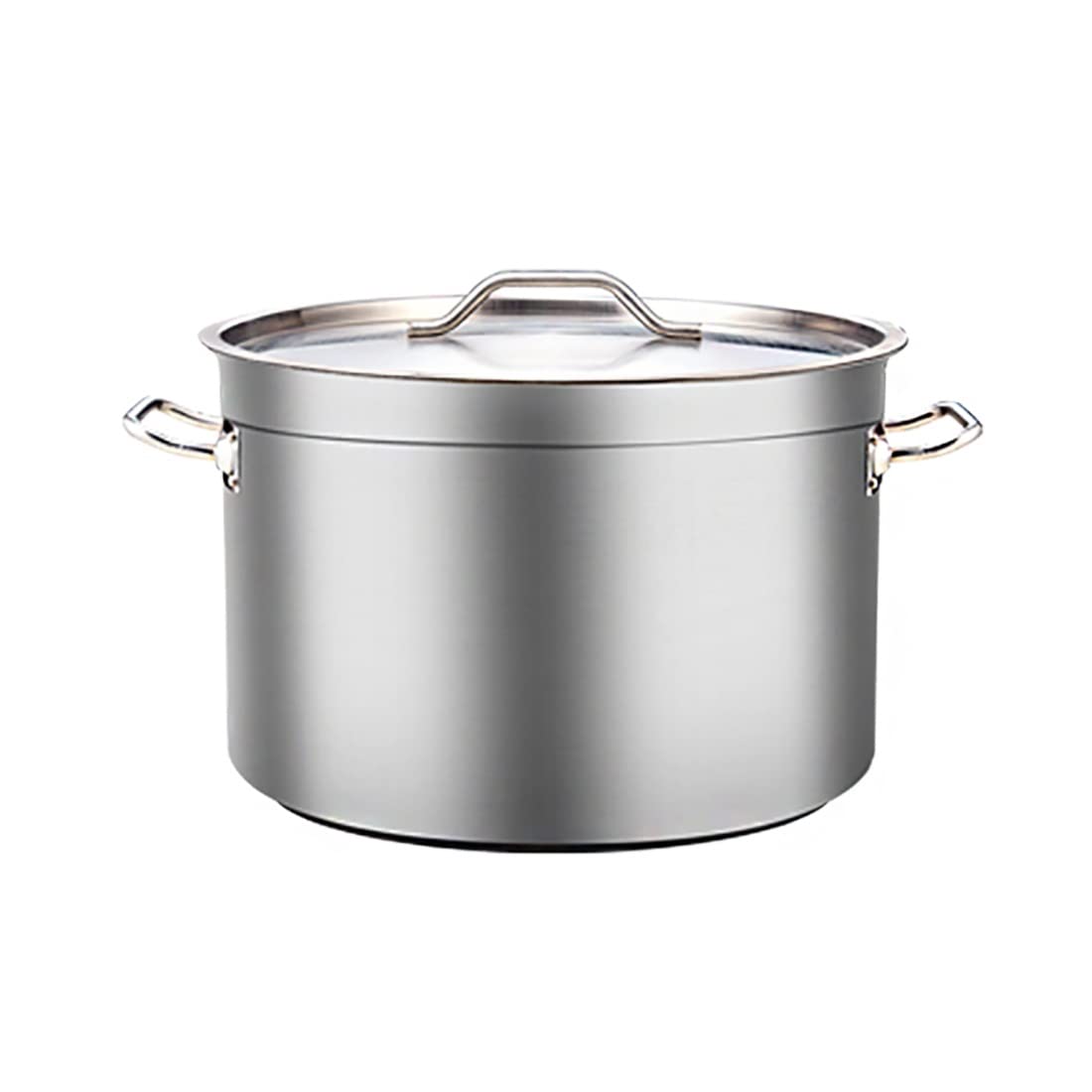 Generisch Edelstahltopf, induktionsgeeigneter Edelstahl-Suppeneimer, dickwandiger runder Topf für den gewerblichen Einsatz, großes Fassungsvermögen (24 Liter) (44 Liter)