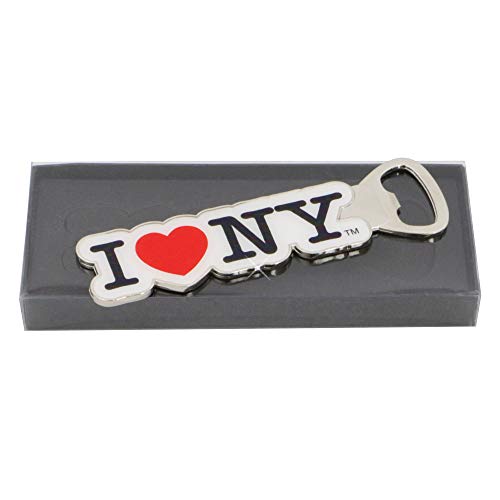 Licensed I Love Ny Bottle Opener In White Or Black (Metal) (White) #TOP1