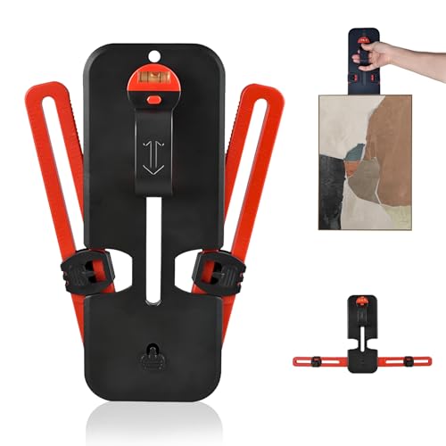 Image of Photo Frame Hanger Tool with Bubble Level, Never Measure Versatile Picture Hanging Tool , Accurate Photo Frame Hanging Level for Home Decor Enthusiasts and Professionals