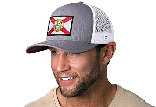 Image of HAKA State Flag Series Trucker Hat for Men & Women, Adjustable Baseball Hat, Golf Hat Snapback