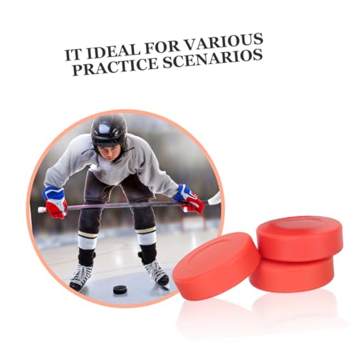 Hardness Flat Hockey Balls for Training Durable Equipment for Youth Adults Ice and Street Hockey3