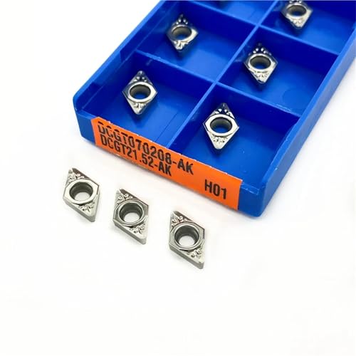 10 piezas DCGT070202 DCGT070204 DCGT070208 fresas para aluminio CNC miniatura 3