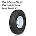 2PK Anlibatt 4.80-8 Bias Trailer Tire with 8