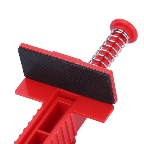 Herramienta para nivelar y medir hilo de albañil 2 piezas color rojo miniatura 3
