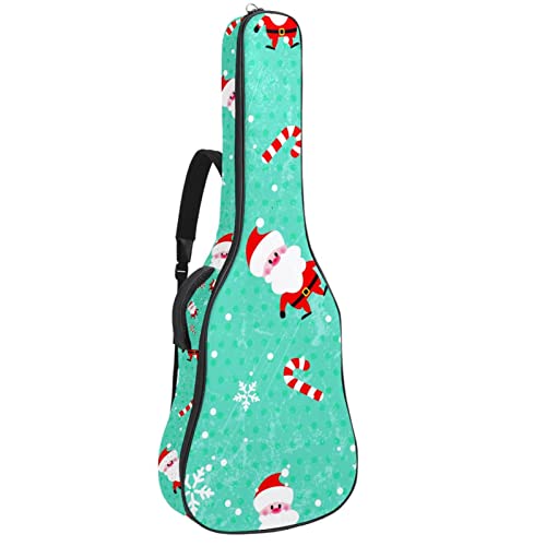 Sac à dos guitare acoustique étanche motif jungle 42.9" avec organiseur de sac